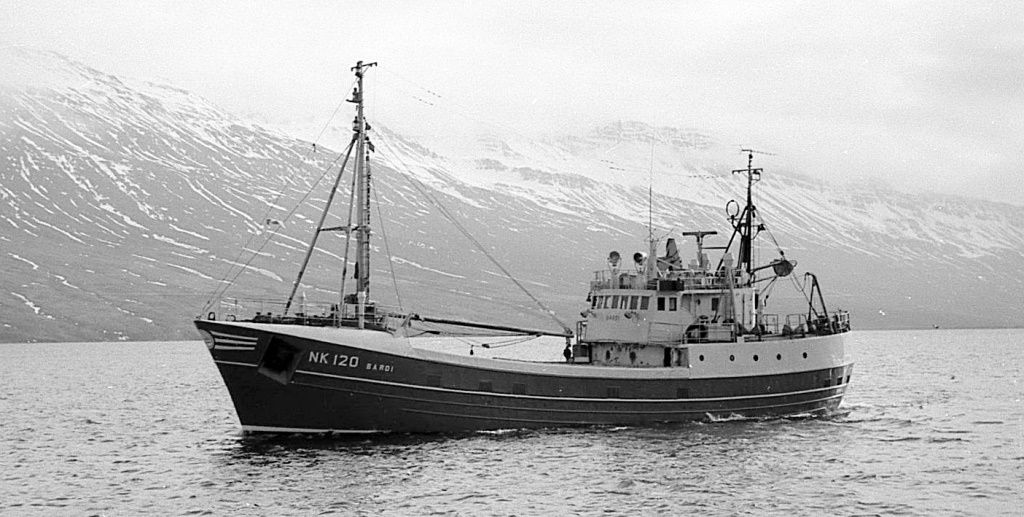 Barði NK-120, fyrsta skipið í eigu Síldarvinnslunnar. Ljósm. Guðmundur Sveinsson