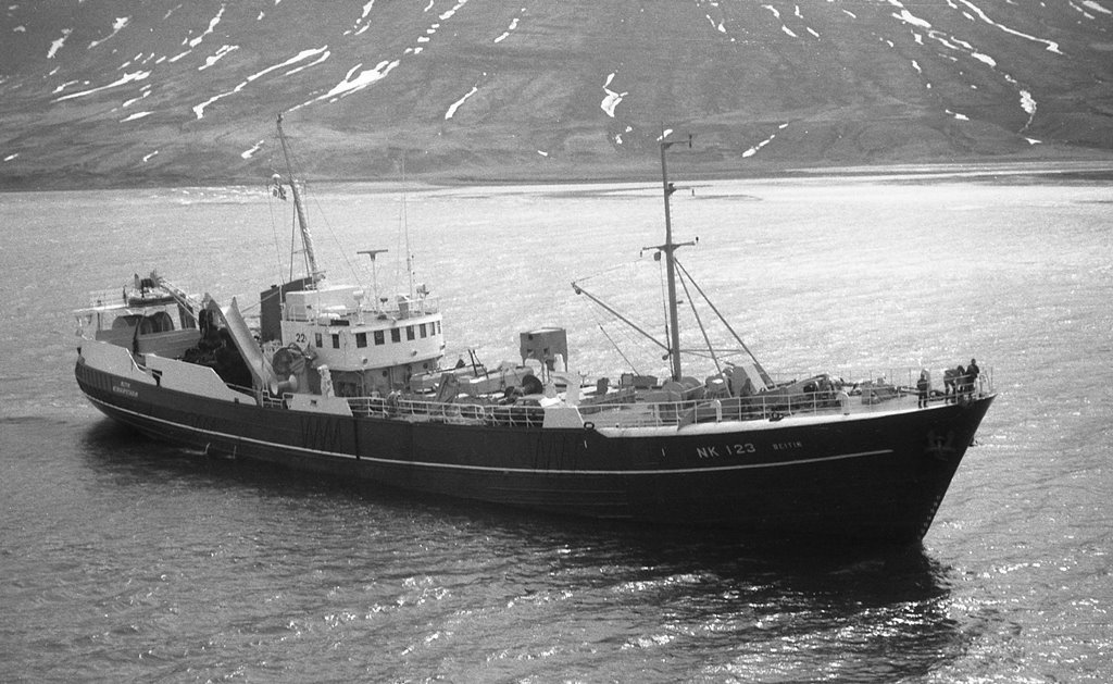 Beitir NK eins og hann leit út þegar Síldarvinnslan festi kaup á honum árið 1981. Ljósm. Guðmundur Sveinsson