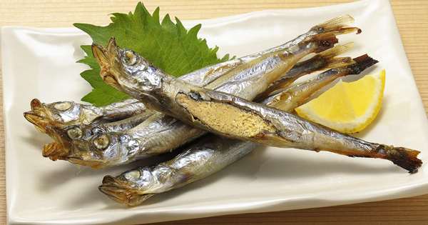 salted dried capelin