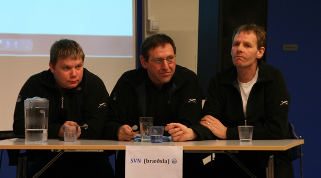 Þröstur Steingrímsson, Guðjón B. Magnússon og Njáll Ingvason